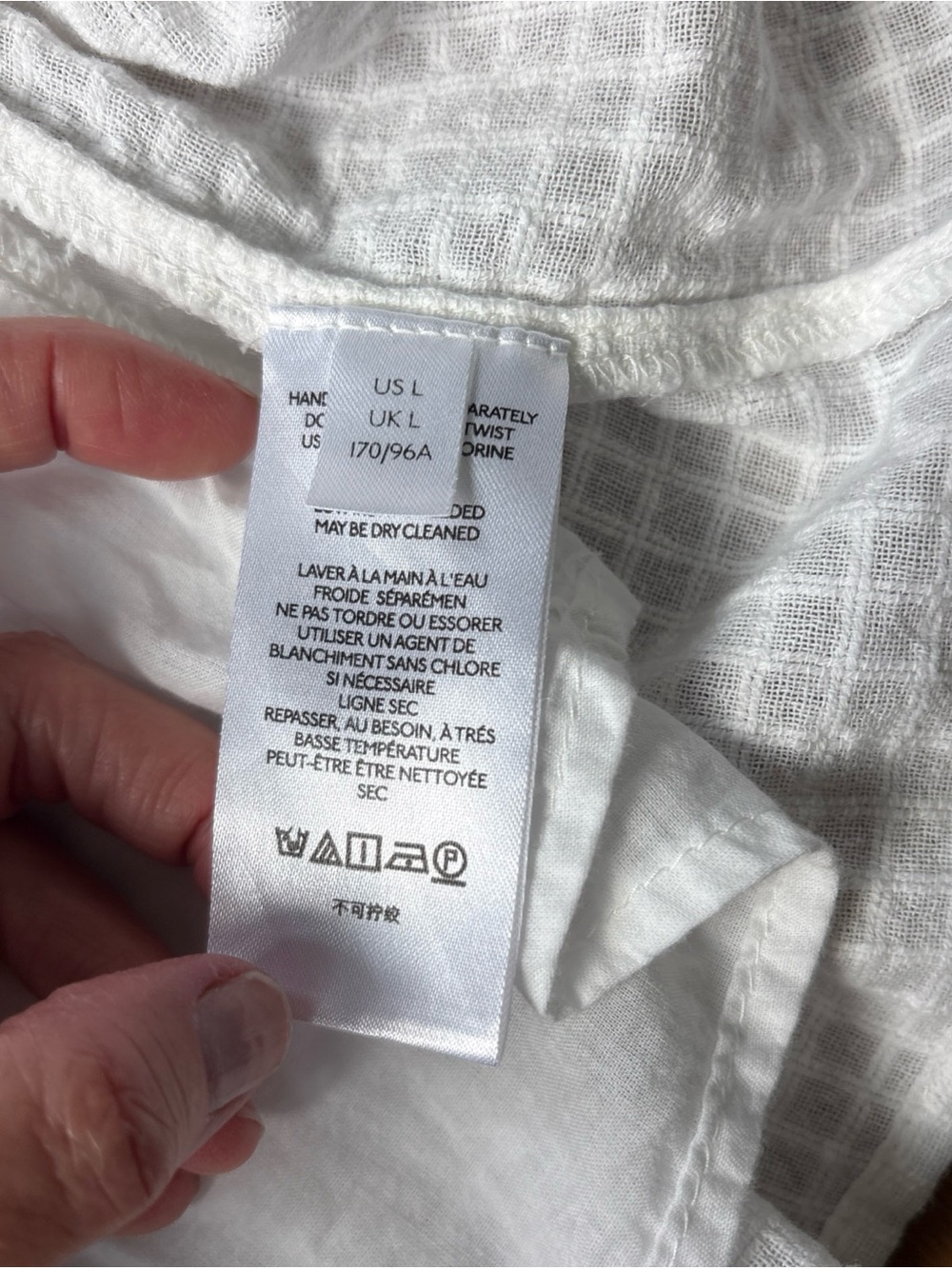 URBAN OUTFITTERS LARGE Embroidered Floral Sundress White Cotton gauzy ribbon tie - Picture 7 of 9